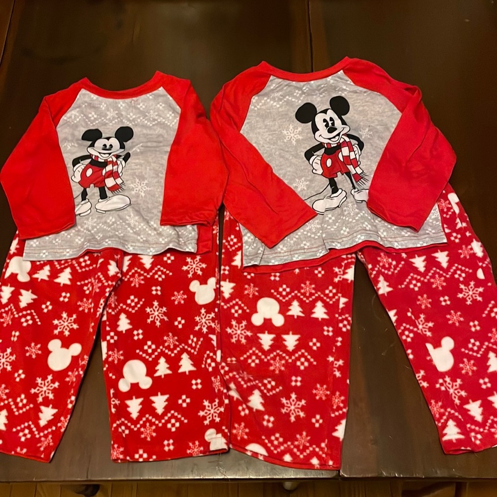 Disney Mickey pajamas.